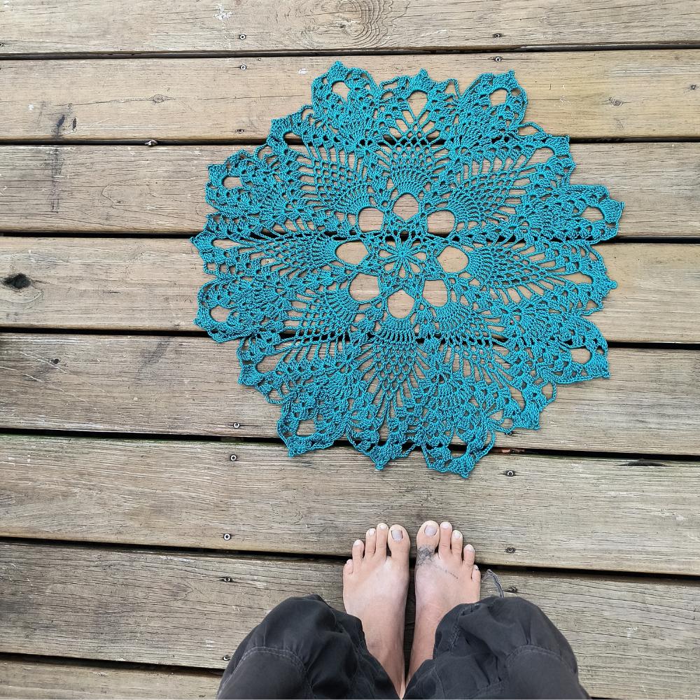 OCEAN TEMPLE MANDALA – Advanced Heirloom Thread Crochet Pattern
