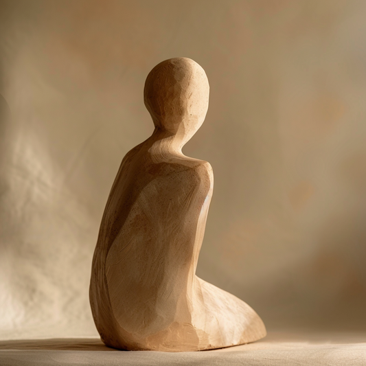 Abstract sculpture representing embodied healing and trauma recovery, The Body Keeps the Score Chapter 1