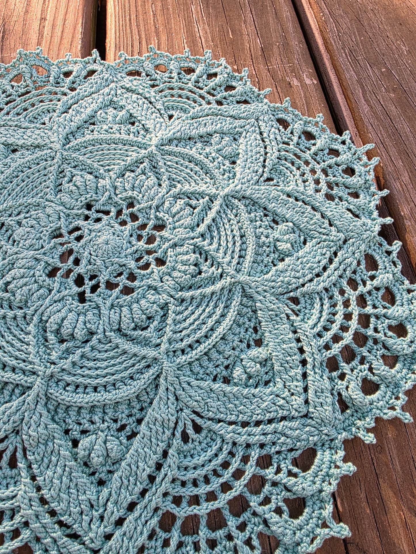 Tranquility Handcrafted Crochet Lace Mandala