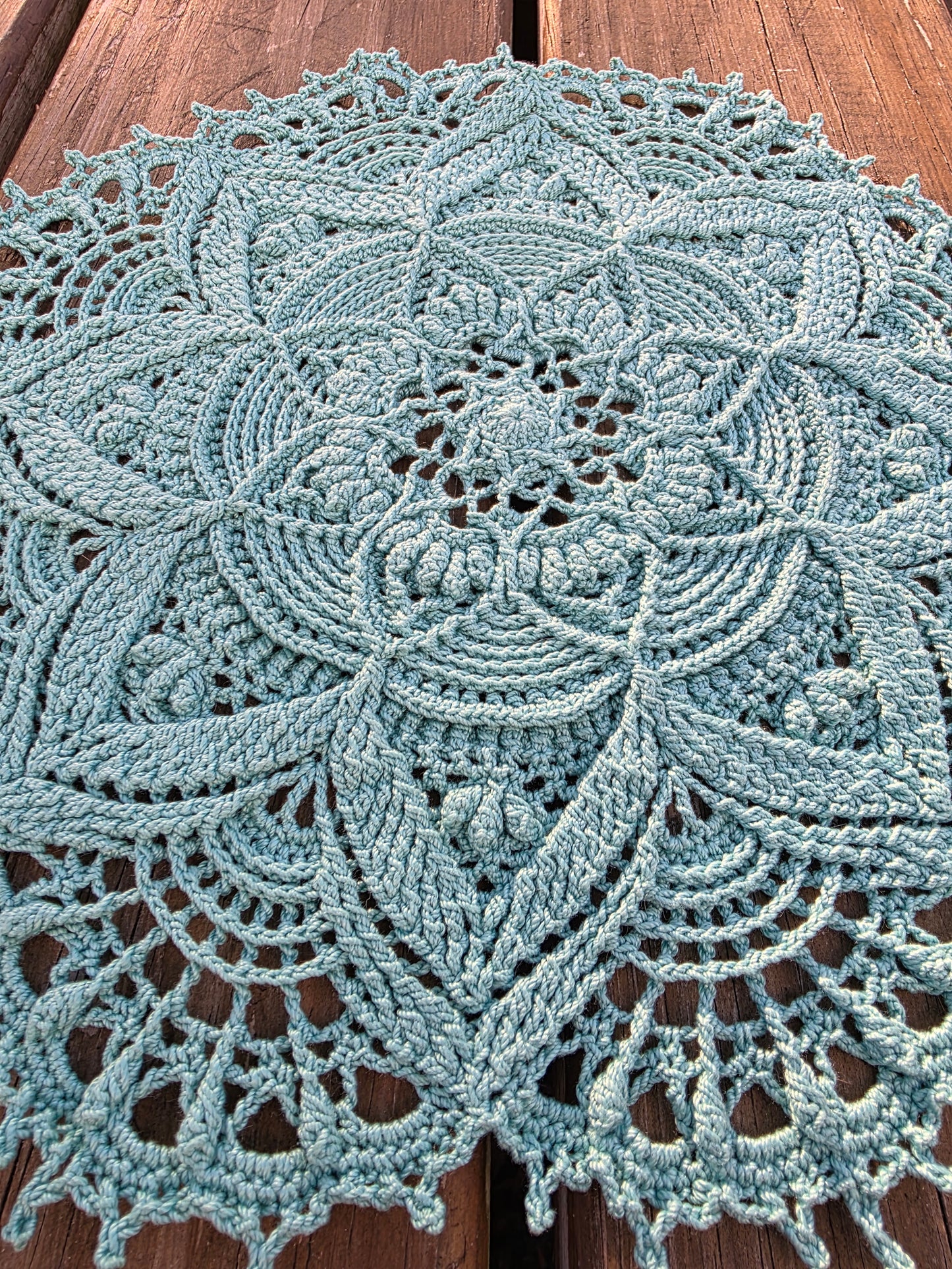Tranquility Handcrafted Crochet Lace Mandala