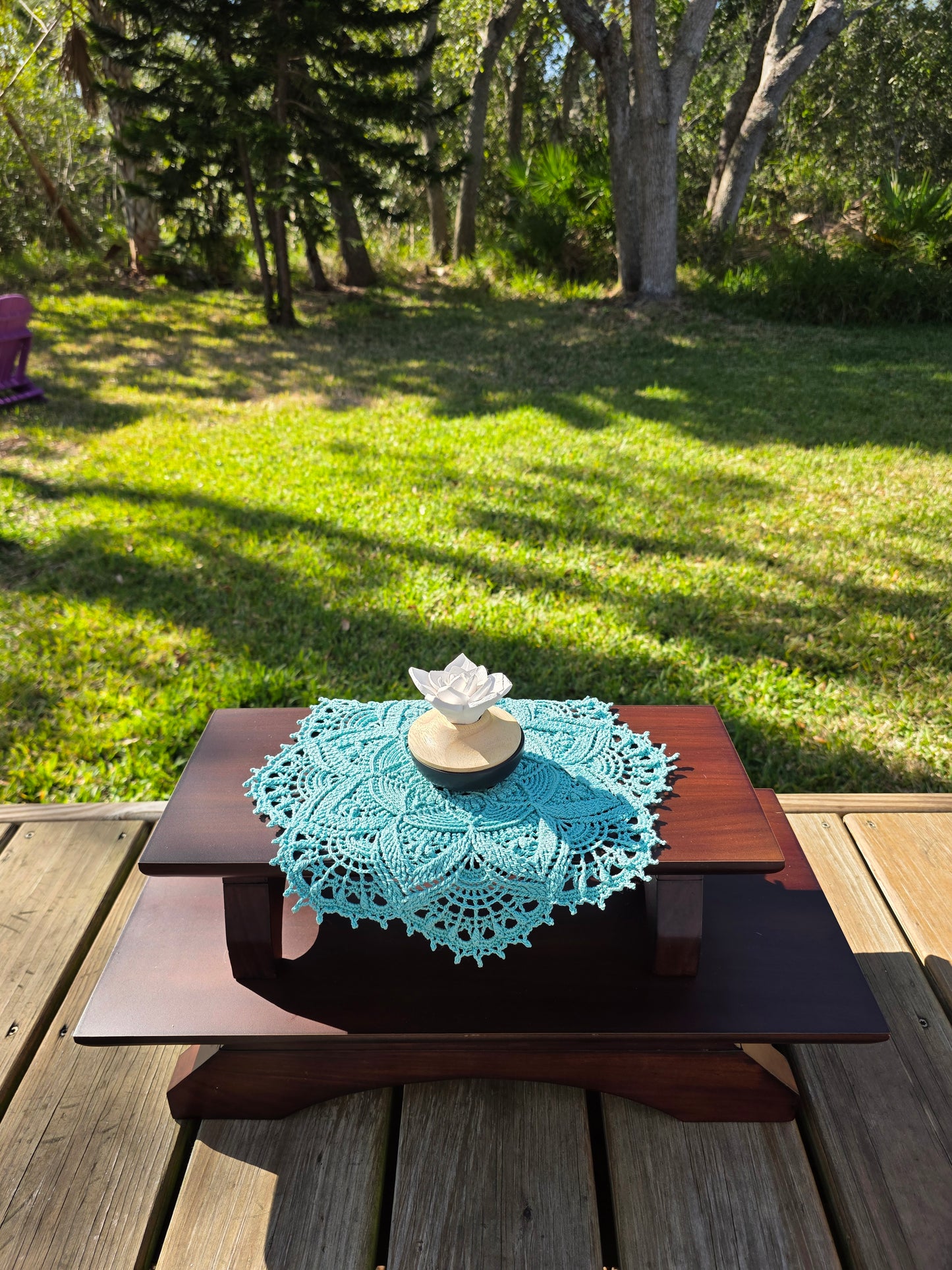 Tranquility Handcrafted Crochet Lace Mandala