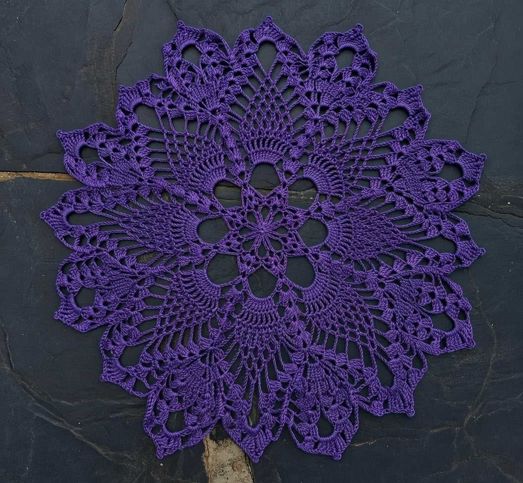 OCEAN TEMPLE MANDALA – Advanced Heirloom Thread Crochet Pattern