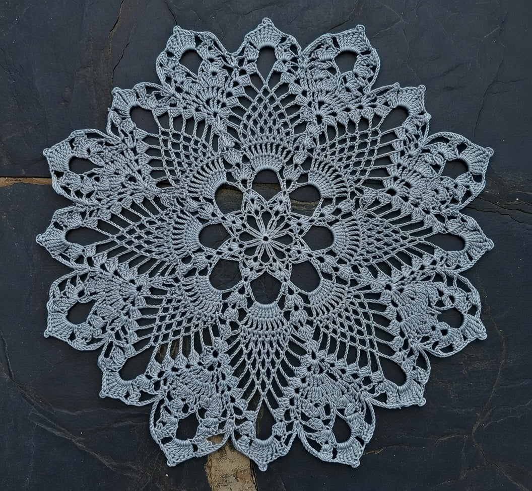 OCEAN TEMPLE MANDALA – Advanced Heirloom Thread Crochet Pattern